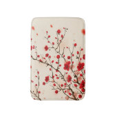 Oraal schilderij, bloesem in de lente badmat (Voorkant Verticaal)