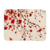 Oraal schilderij, bloesem in de lente magneet (Horizontaal)