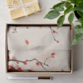 Oraal schilderij, bloesem in het voorjaar 2 tissuepapier (Geschenk)