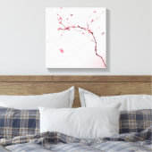 Oraal schilderij, kersenbloesem canvas afdruk (Insitu (Slaapkamer))