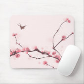 Oraal schilderij, kersenbloesem muismat (Met muis)