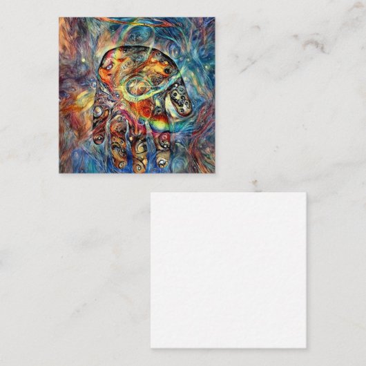 Oracle Vierkante Visitekaartje (Voorkant / Achterkant)