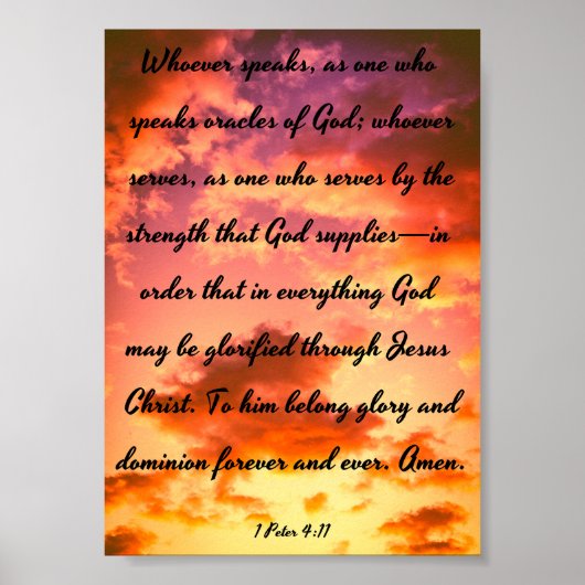 Oracles van God - Bijbel Poster (Voorkant)