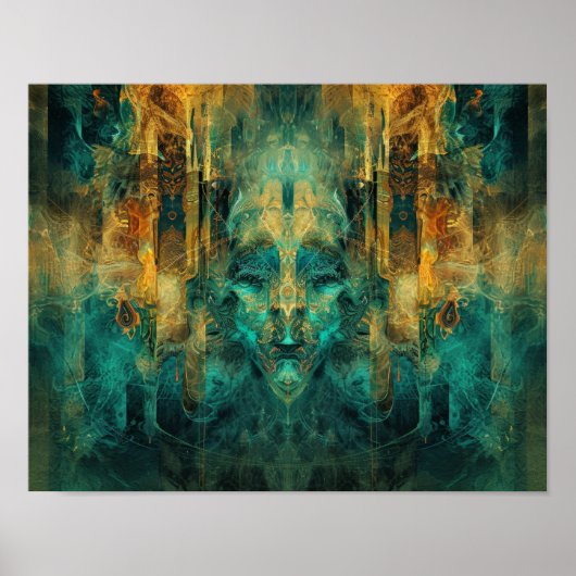 Oracle's Vision: De synthese van mystiek Poster (Voorkant)