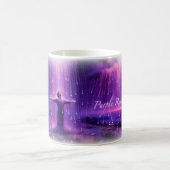 Orage de pluie violette de rêve de reddition Mug (Centre)