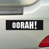 ORAH! BUMPERSTICKER (Op auto)