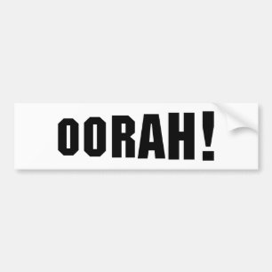ORAH! BUMPERSTICKER
