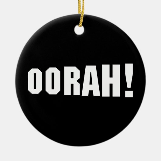 ORAH! KERAMISCH ORNAMENT (Voorkant)