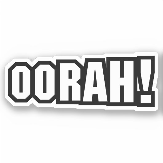 ORAH! STICKER (Voorkant)