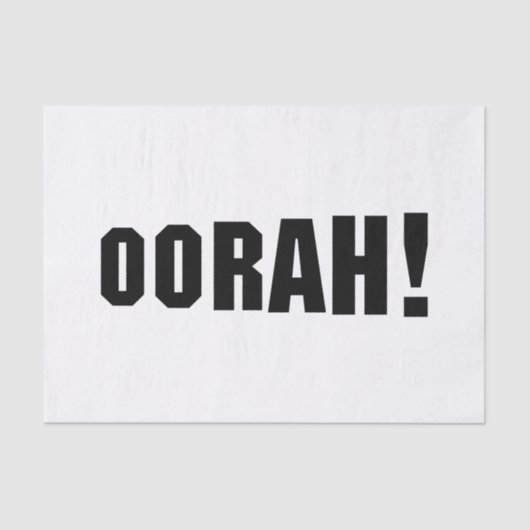 ORAH! TISSUEPAPIER (Voorkant)