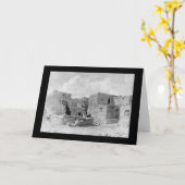 Oraibi Pueblo Hopi Indiër 1895 Kaart (Gele Bloem)