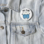 Oral Hy-jean Funny Tooth Pun Ronde Button 5,7 Cm (In situ)