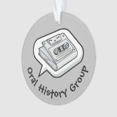 Orale geschiedenis ornament (voorkant)