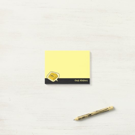 Orale geschiedenis post-it® notes (Op bureau)