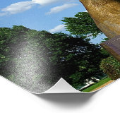 Orale Roberts University Praying Hands Foto Afdruk (Hoek)