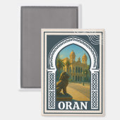 Oran mijn geboortestad magneet (Voorkant / Achterkant)