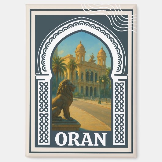 Oran mijn geboortestad magneet (Voorkant)