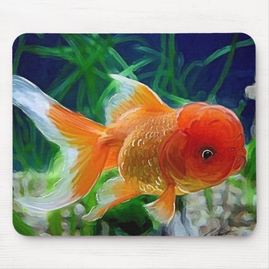 Oranda Goldfish Muismat (Voorkant)