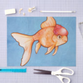 Oranda Goldfish Tissuepapier (Craft)