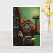 orang-oetan bibliothecaris Kaart (Gele Bloem)