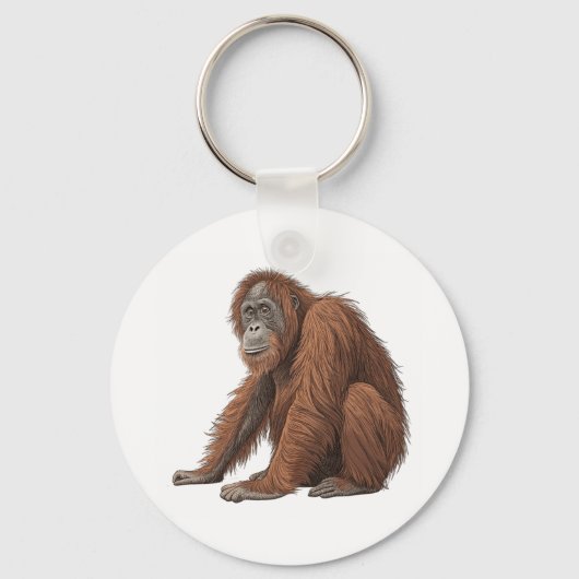 Orang-oetan Sleutelhanger (Voorkant)