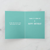 orang-oetans aan een boom - Happy Birthday Kaart (Binnen)