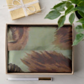  orang-oetans op een boom  tissuepapier (Geschenk)