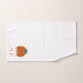 Orang-outan Design Monogrammé (Serviette à main)