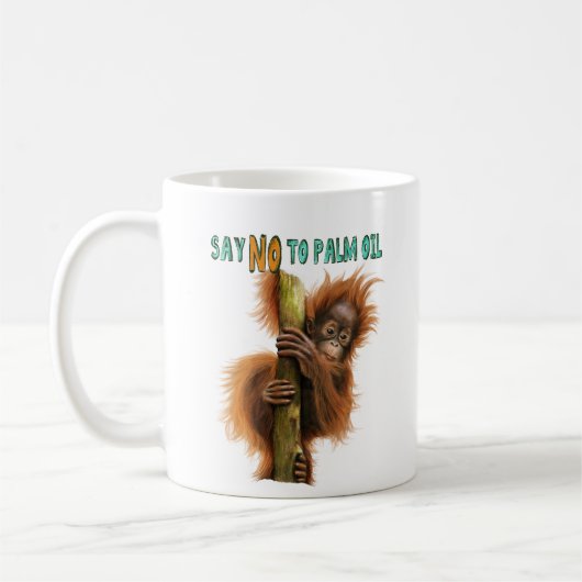 Orang-outan tasse de classique de 11 onces (Gauche)