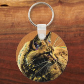 Orang Tabby-King Sleutelhanger (Voorkant)