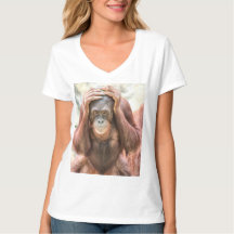 ORANGATAN DAMES T-SHIRT