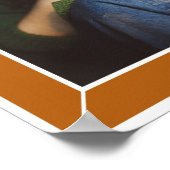 Orange 30ème Art Déco Photo Anniversaire (Coin)