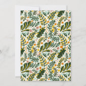 Orange 40e anniversaire Invitation (Dos)