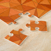 Orange abstract jigsaw puzzle (Côté)