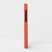 Orange and White | Modern Monogram Case-Mate iPhone Case (Achterkant/links)