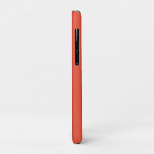 Orange and White | Modern Monogram Case-Mate iPhone Case (Achterkant/links)
