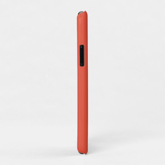 Orange and White | Modern Monogram Case-Mate iPhone Case (Achterkant/rechts)