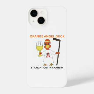 Orange Angel Duck Iphone 14 slim fit case iPhone 14 Hoesje