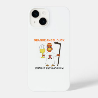 Orange Angel Duck Iphone 14 slim fit case iPhone 14 Hoesje