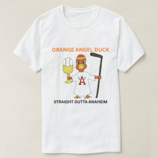 ORANGE ANGEL DUCK Men's Basic T-Shirt