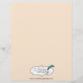 Orange Aqua Autumn Maple Leaf Mariage Menu (Dos)