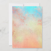 Orange Aqua Wedding invitations or new (Dos)