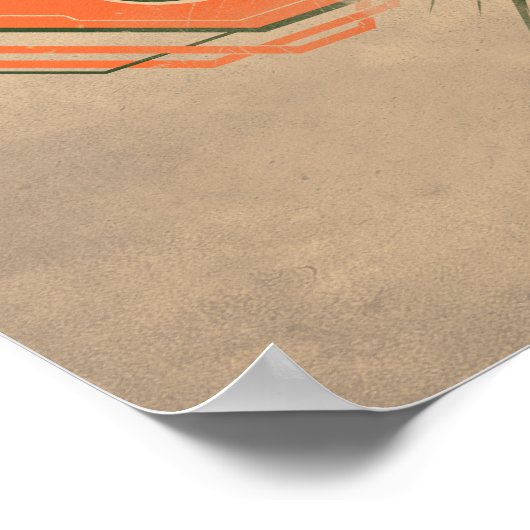 Orange Art Déco Obliviate Spell Graphisme (Coin)