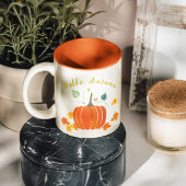 Orange automne pumpkini Café Mug