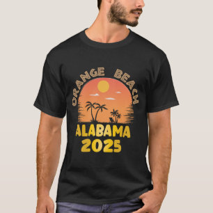 Orange Beach Alabama 2025 Gezinsreis Vrienden Groe T-shirt