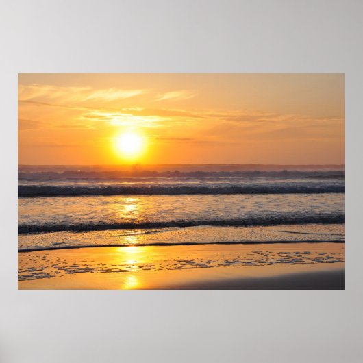 Orange Beach Sunrise Wilbur By the Sea FL Poster (Devant)