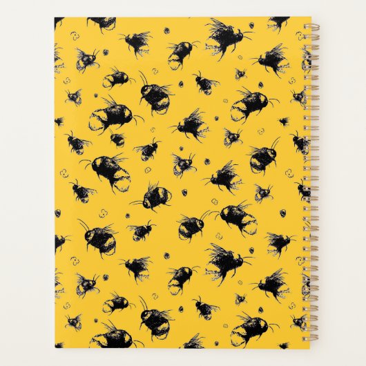 Orange Bee Design Planner - Cadeau de Noël pour ma (Dos)