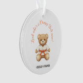 Orange Belt Judo Promotion Christmas Ornament  (devant)