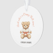 Orange Belt Judo Promotion Christmas Ornament  (devant)