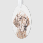 Orange Belton Painting Dog Art (devant)